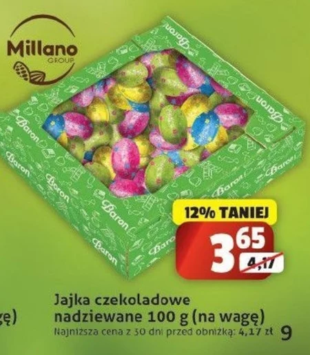 Шоколадні яйця Millano
