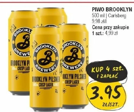 Brooklyn Brewery Brooklyn Pilsner Piwo jasne 500 ml