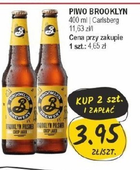 Brooklyn Brewery Brooklyn Pilsner Piwo jasne 400 ml niska cena