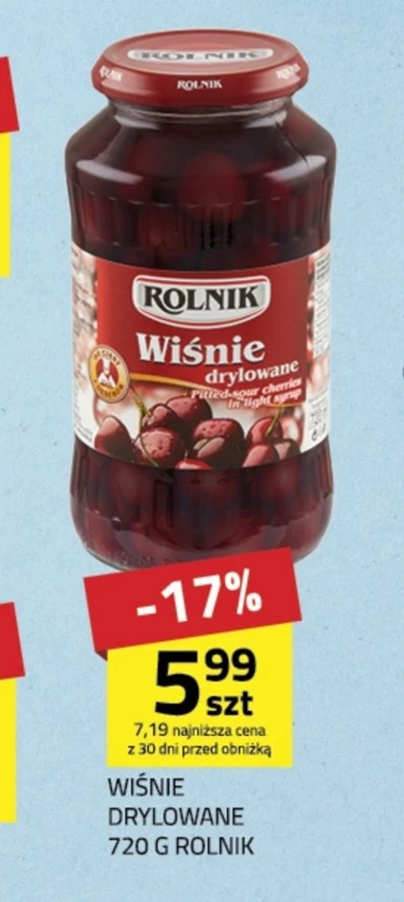 Wiśnie drylowane Rolnik