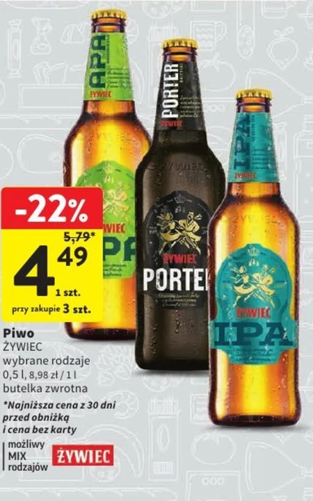Żywiec Sesyjne IPA Piwo bezalkoholowe 500 ml