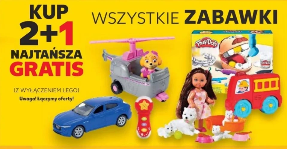 Kaufland oferuje zabawki w gratisie!