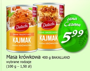 Delecta Kajmak masa krówkowa smak tradycyjny 400 g niska cena