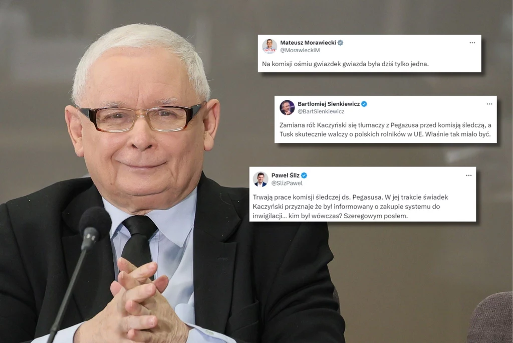 Szef PiS przed komisją ds. Pegasusa. Nie umknęło to użytkownikom X Szef PiS przed komisją ds. Pegasusa. Nie umknęło to użytkownikom X