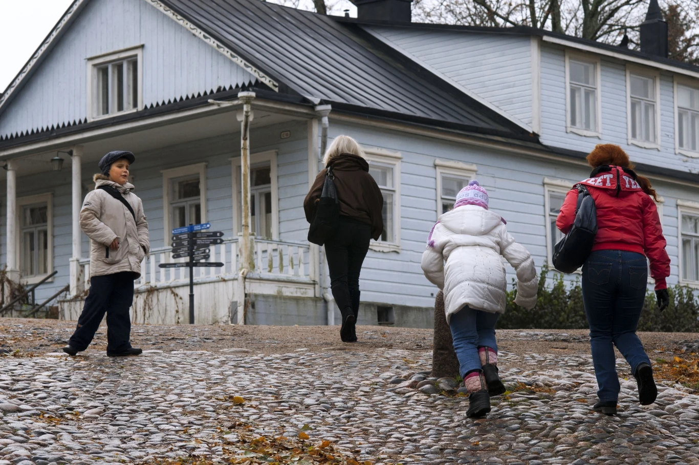 Jeden z domów na Suomenlinnie