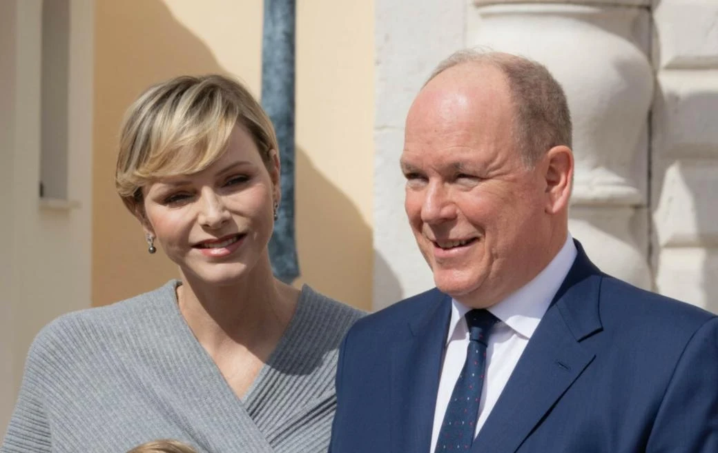 Księżna Charlene i książę Albert