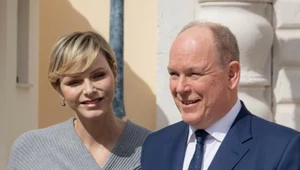 Charlene, księżna Monako, pojawiła się publicznie z mężem