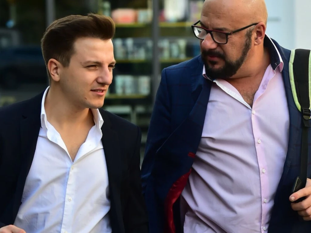 Piotr Gąsowski z synem