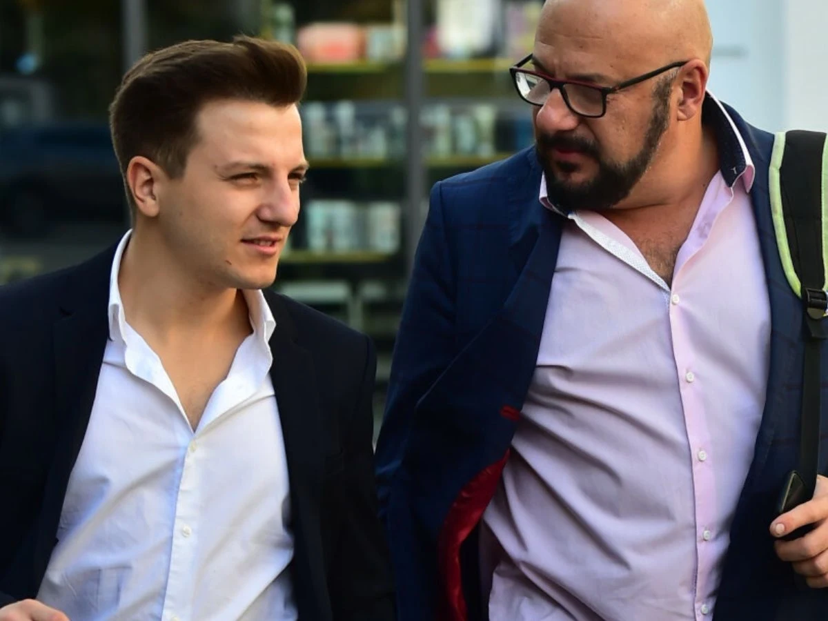 Piotr Gąsowski z synem Piotr Gąsowski z synem