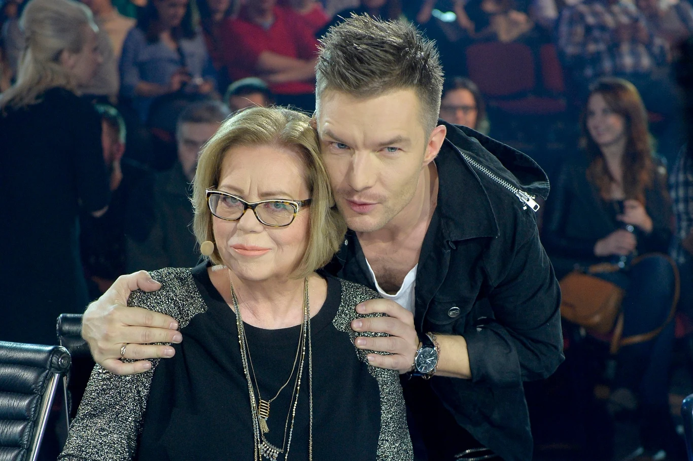 Elżbieta Zapendowska i Adam Sztaba w "Must Be The Music. Tylko muzyka" w 2014 r. Elżbieta Zapendowska i Adam Sztaba w "Must Be The Music. Tylko muzyka" w 2014 r.