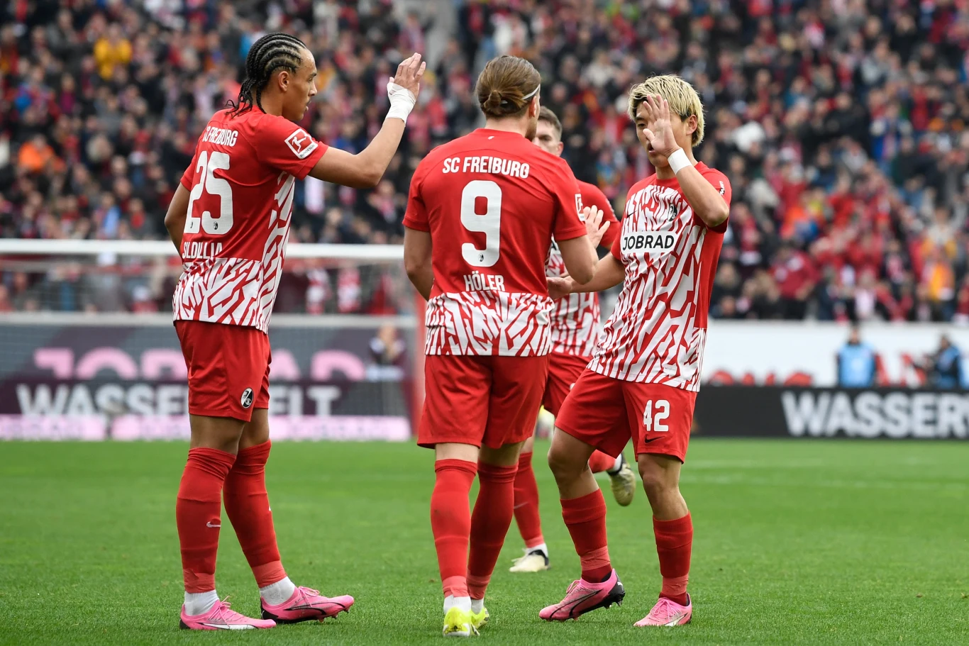 Piłkarze SC Freiburg Freiburg stać było na dwie bramki w meczu z Bayeru Leverkusen