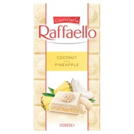 Raffaello Nadziewana biała czekolada z nadzieniem o smaku kokosowo-ananasowym 90 g