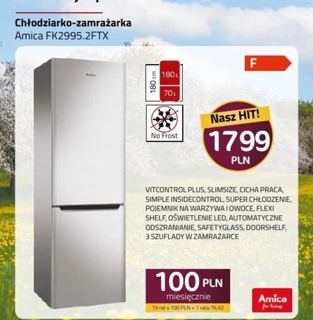 Холодильник-морозильна камера Amica