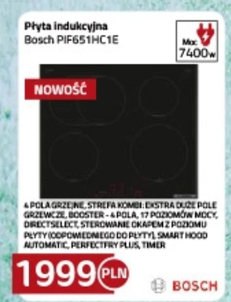 Індукційна варильна поверхня Bosch