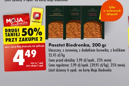 Pasztet Biedronka