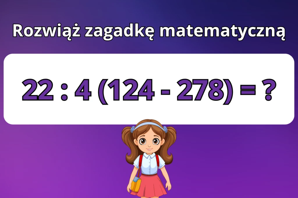 Jak dobrze radzisz sobie z matematyką? Trudna zagadka