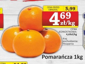 Pomarańcza niska cena