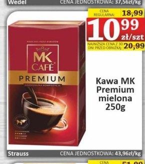 MK Café Premium Kawa palona mielona 250 g niska cena