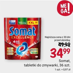 Somat Gold Tabletki do mycia naczyń w zmywarkach 691,2 g (36 x 19,2 g) niska cena