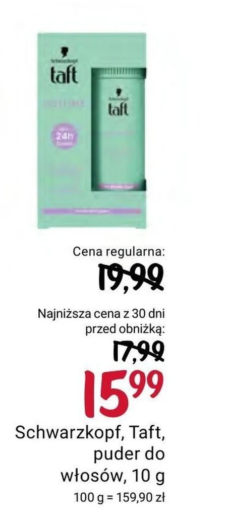 Taft Volume Puder do włosów 10 g