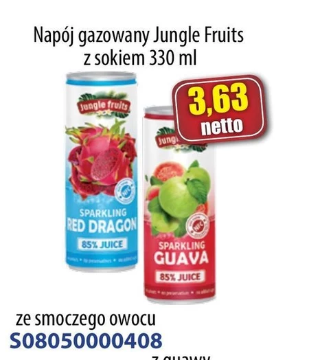 Газований напій Jungle Fruits