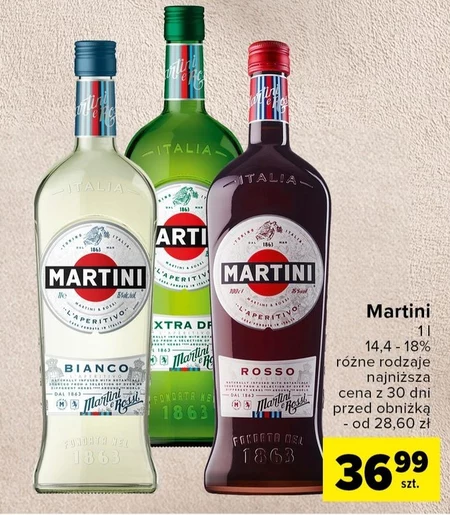 Napój alkoholowy Martini