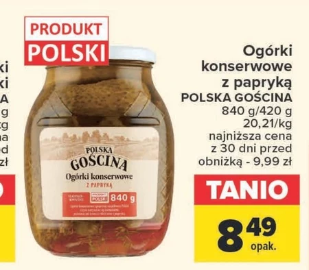 Консервовані огірки Polska Gościna