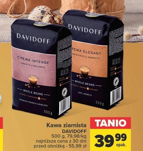 Davidoff Café Crème Intense Kawa palona ziarnista 500 g niska cena