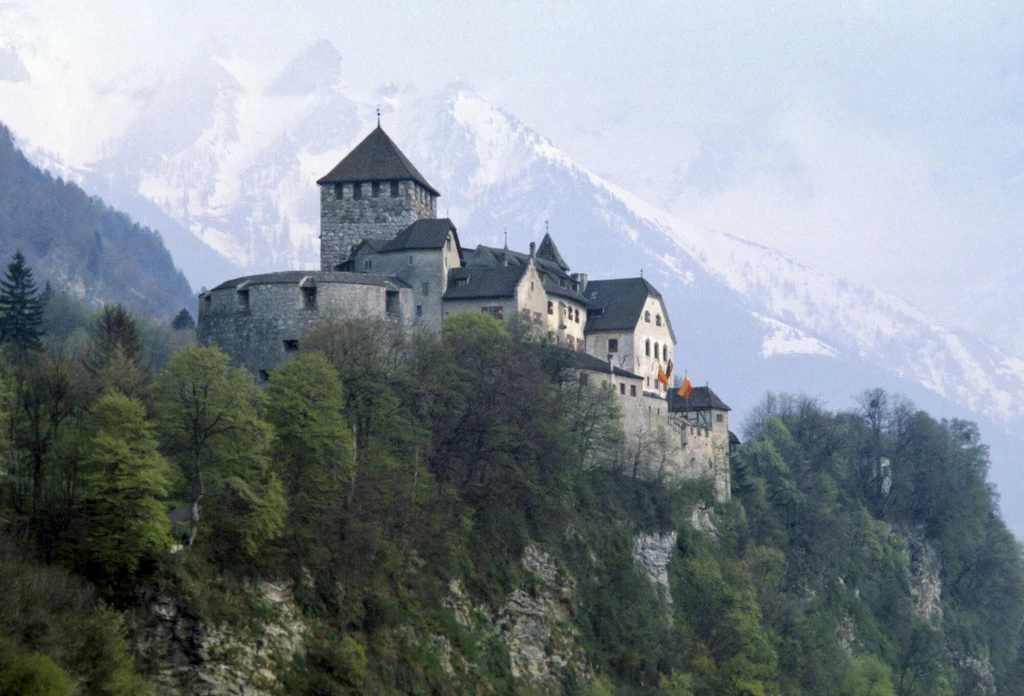 Zamek Vaduz w Liechtensteinie.