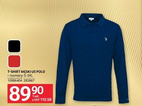 T-shirt męski US Polo niska cena