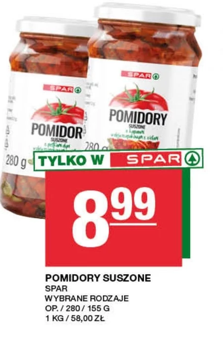 Pomidory suszone SPAR