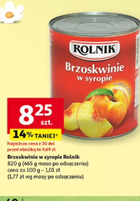 Персики в сиропі Rolnik