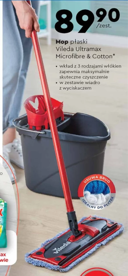 Vileda UltraMax Wiadro z wyciskaczem do mopa