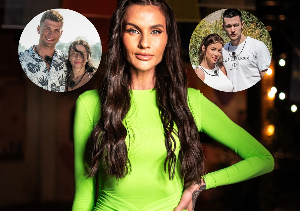 Love Island 9 - Adrian, Emi, Oliwia, Mateusz. Na zdjęciu Karolina Gilon