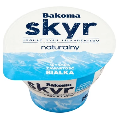 Bakoma Skyr Jogurt typu islandzkiego naturalny 150 g - 0