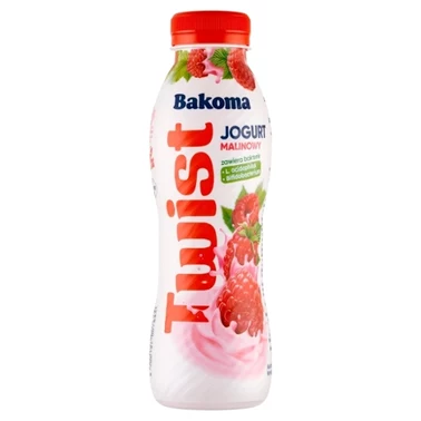 Bakoma Twist Jogurt malinowy 370 g - 0