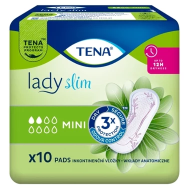 TENA Lady Slim Mini Specjalistyczne podpaski 10 sztuk - 0