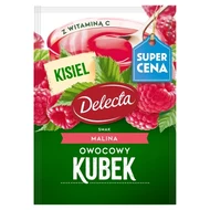 Delecta Owocowy kubek Kisiel smak malina 30 g