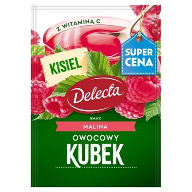 Delecta Owocowy kubek Kisiel smak malina 30 g - 0