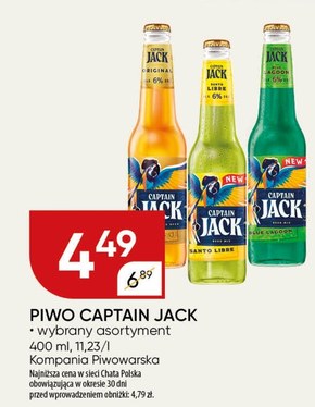 Captain Jack Mojito Piwo smakowe 400 ml niska cena
