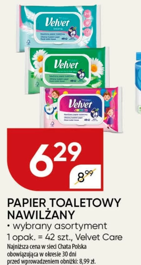 Papier toaletowy Velvet