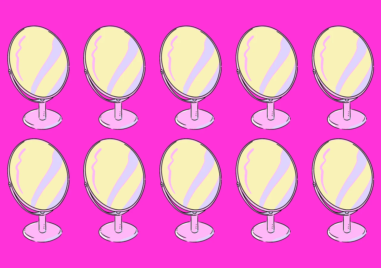 Test na spostrzegawczość. Lusterko