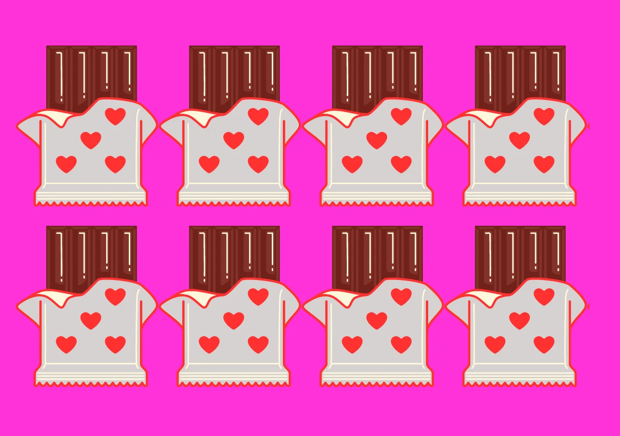 Test na spostrzegawczość. Czekolada Test na spostrzegawczość. Czekolada