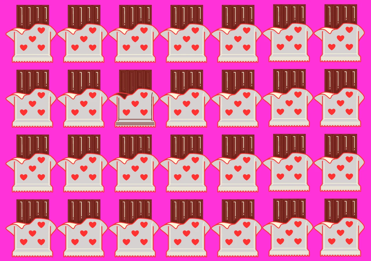 Test na spostrzegawczość. Czekolada Test na spostrzegawczość. Czekolada