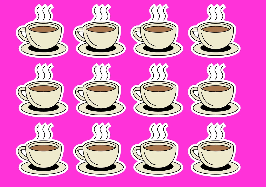 Test na spostrzegawczość. Kawa