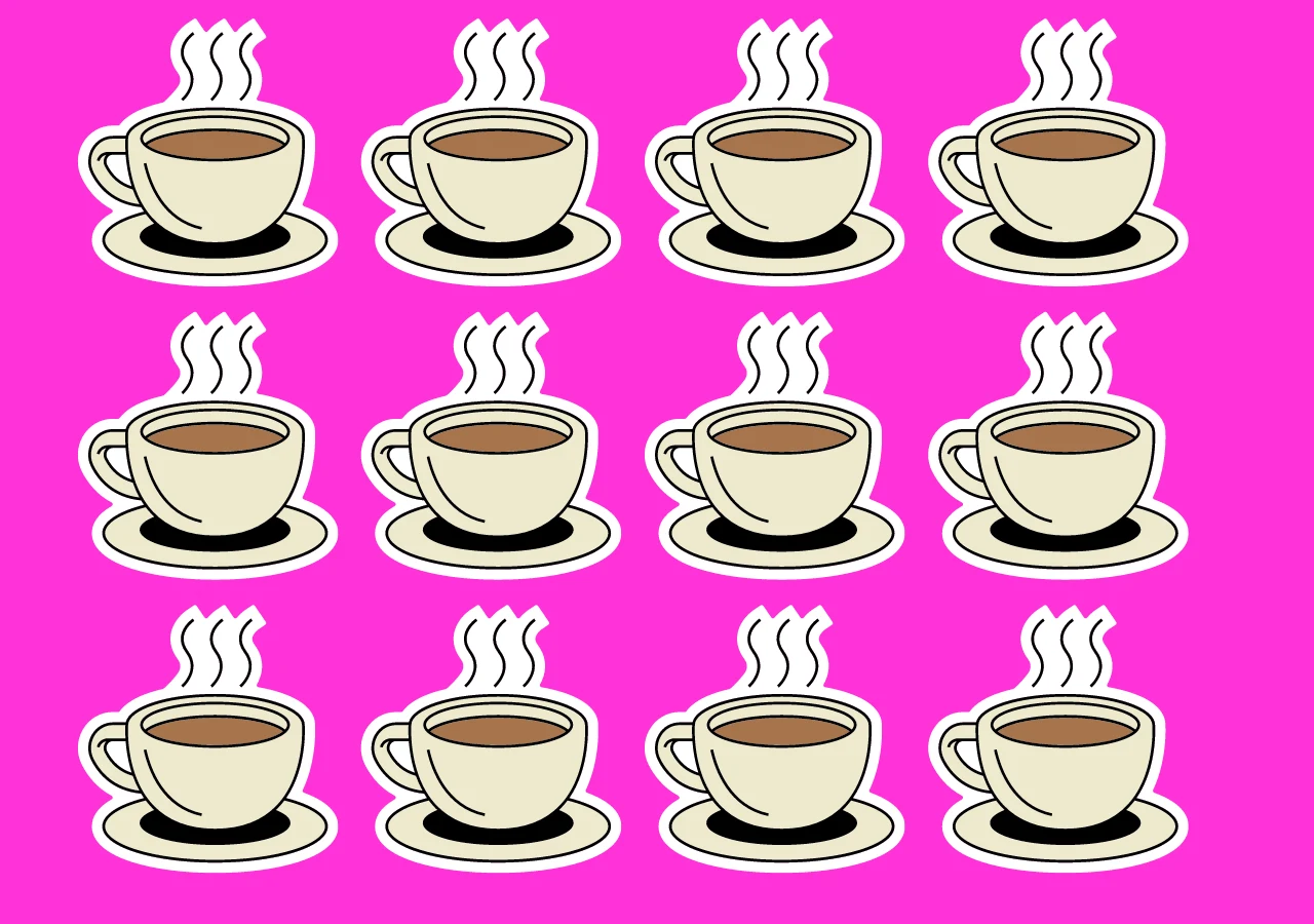 Test na spostrzegawczość. Kawa Test na spostrzegawczość. Kawa