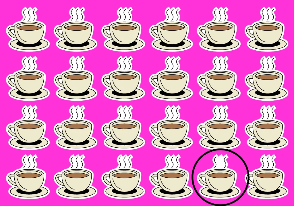 Test na spostrzegawczość. Kawa. Rozwiązanie zagadki Test na spostrzegawczość. Kawa. Rozwiązanie zagadki