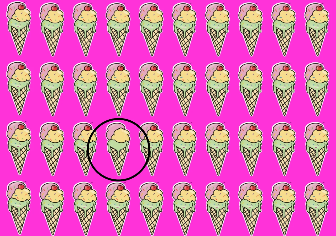 Test na spostrzegawczość. Lody. Rozwiązanie zagadki Test na spostrzegawczość. Lody. Rozwiązanie zagadki