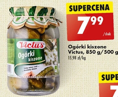 Ogórki kiszone Victus