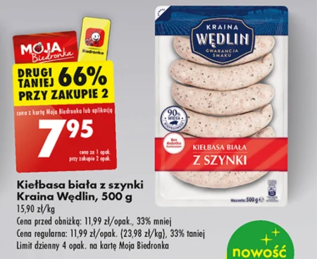 Kiełbasa biała Kraina Wędlin